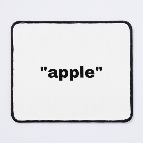 Item preview, "apple" single word with quotation marks designed and sold by JonathanFTR.