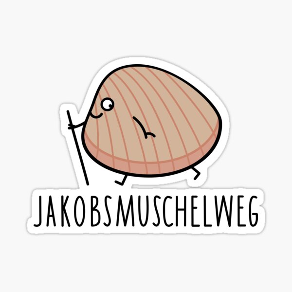 Artikel-Vorschau von Jakobsweg Muschel, designt und verkauft von spontania.