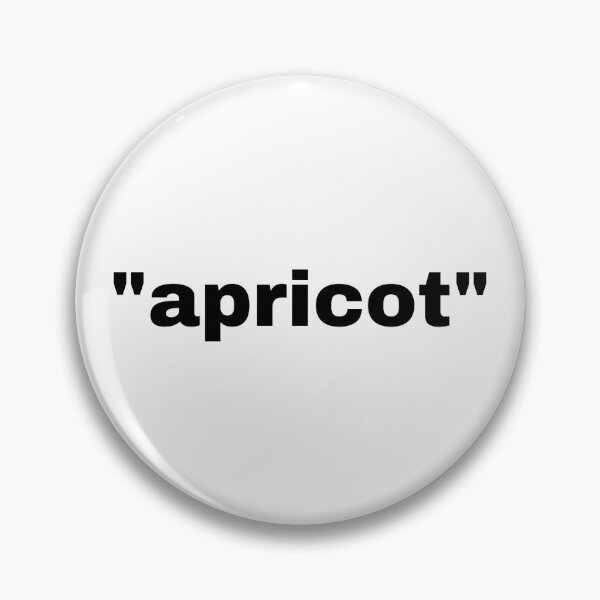 Item preview, "apricot" single word with quotation marks designed and sold by JonathanFTR.