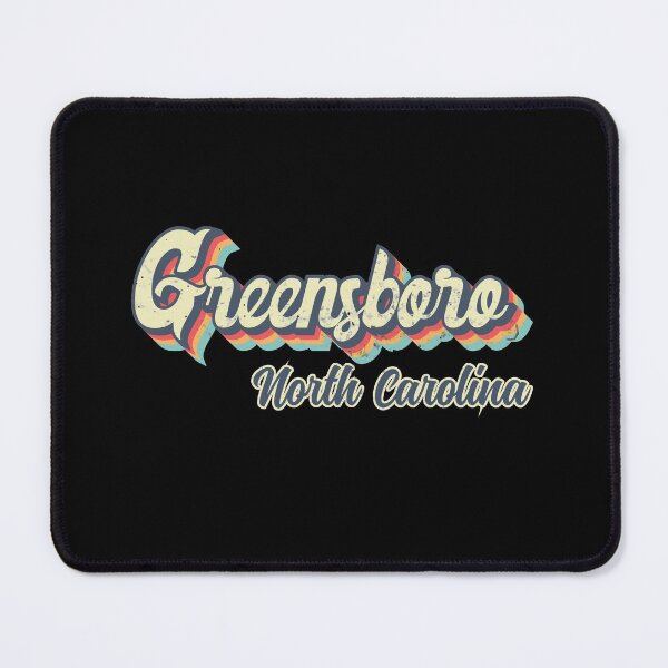 Item preview, Greensboro City North Carolina Retro Vintage 70s rainbow designed and sold by Teelogic.