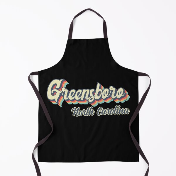 Item preview, Greensboro City North Carolina Retro Vintage 70s rainbow designed and sold by Teelogic.