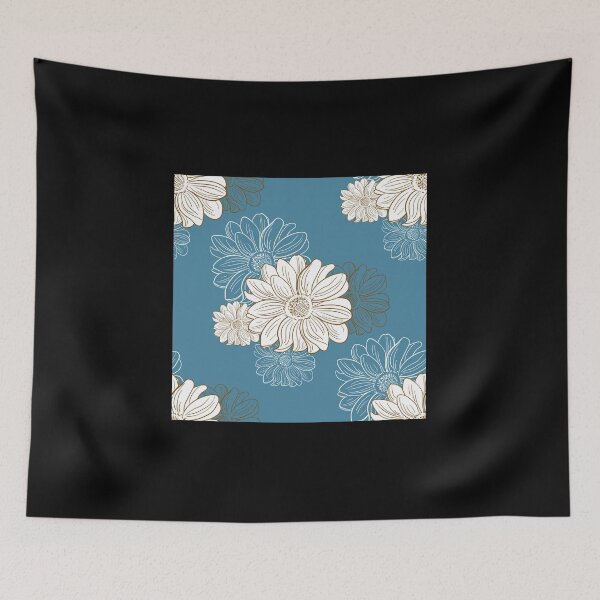 Item preview, Seamless Pattern With Hand Drawn Camomiles designed and sold by Chesnochok.