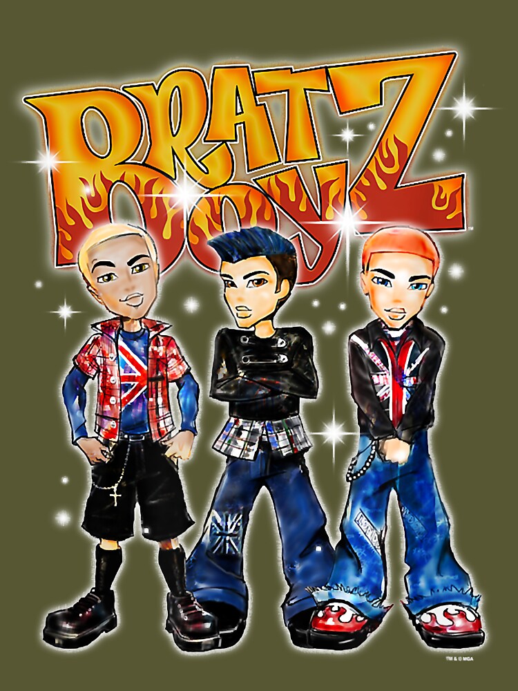  Bratz Boyz Group Shot Punk England - Camiseta, Negro, S : Ropa,  Zapatos y Joyería