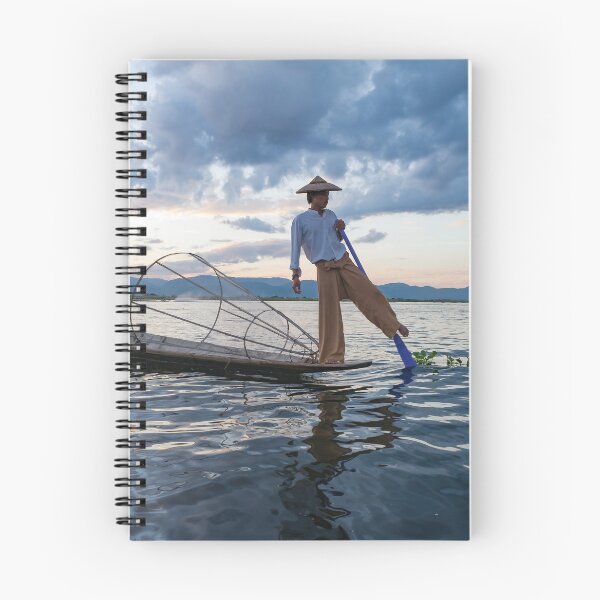 Item preview, Sunset on Inle Lake designed and sold by Mark Prior.