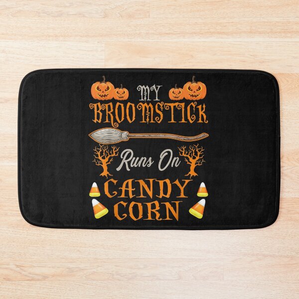 Item preview, Cute Halloween Candy My Broomstick Runs On Candy Corn T-Shirt designed and sold by lizamcdermott.
