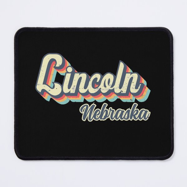 Item preview, Lincoln City Nebraska Retro Vintage 70s rainbow designed and sold by Teelogic.