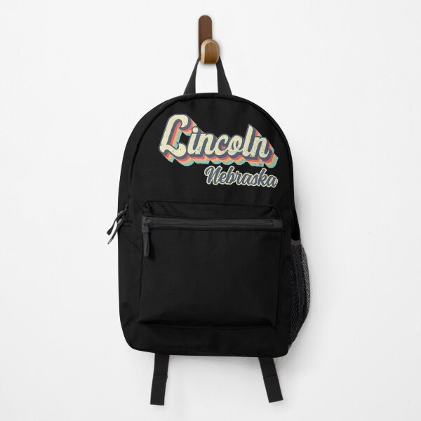 Item preview, Lincoln City Nebraska Retro Vintage 70s rainbow designed and sold by Teelogic.