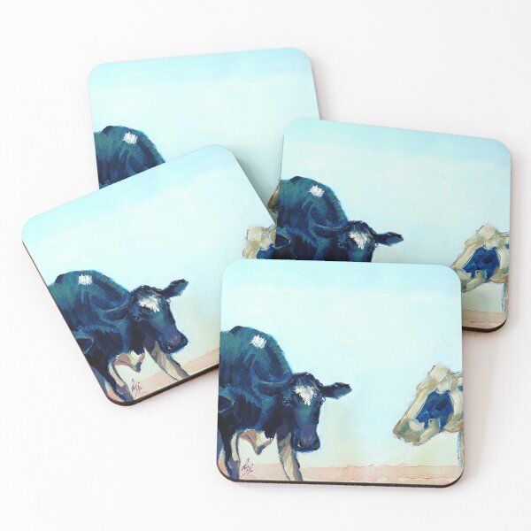 Item preview, Friesian Holstein Cattle painting designed and sold by MikeJory.