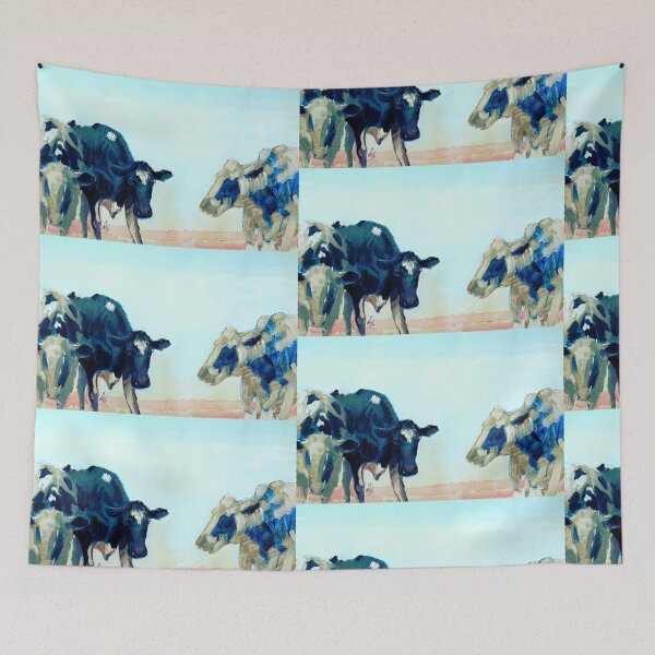 Item preview, Friesian Holstein Cattle painting designed and sold by MikeJory.