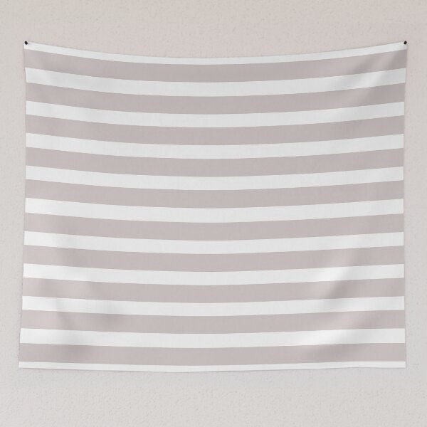 Item preview, Grey and white horizontal Stripes designed and sold by drifti.