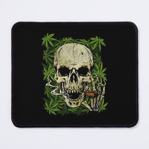 Item preview, Marijuana Skull Smoke Weed Cannabis Leaf Sugar Skull  designed and sold by SaveonOneal.