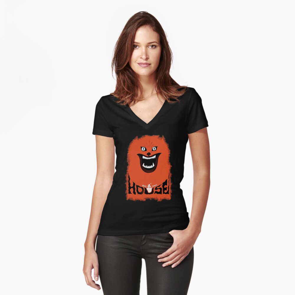 Item preview, Fitted V-Neck T-Shirt designed and sold by Adobim.