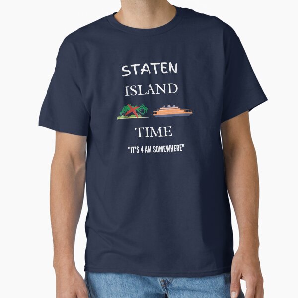 Aperçu de l'œuvre Heure de Staten Island créée et vendue par FlickBreakMerch.