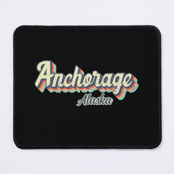 Item preview, Anchorage City Alaska Retro Vintage 70s rainbow designed and sold by Teelogic.