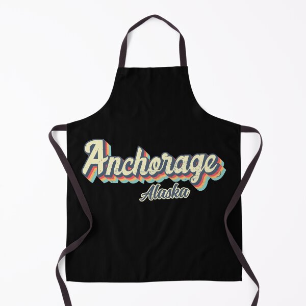 Item preview, Anchorage City Alaska Retro Vintage 70s rainbow designed and sold by Teelogic.