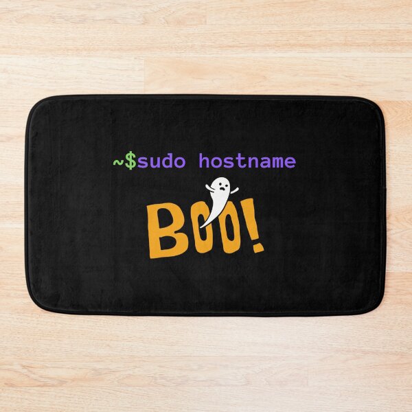 Item preview, Sudo Hostname Boo - Scary ghost changing hostname - Happy Halloween designed and sold by IrinchiDE.