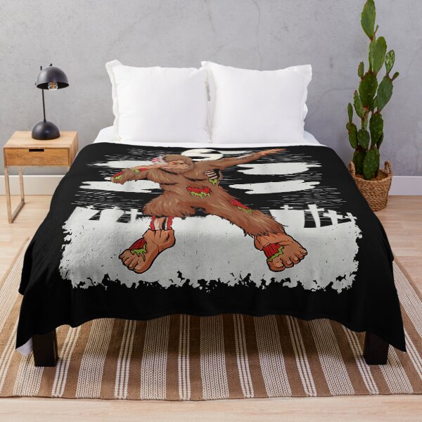 Item preview, Dabbing Zombie Bigfoot Ghost Halloween Costume Holiday Kids T-Shirt designed and sold by lizamcdermott.