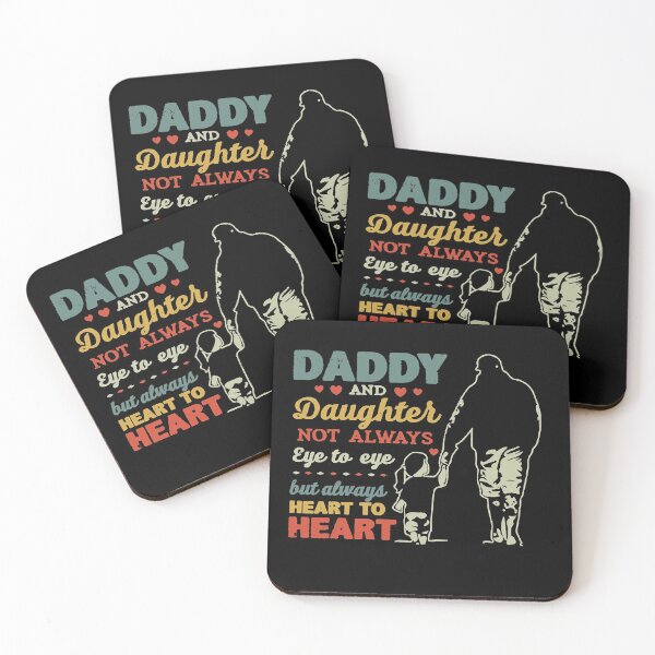 Item preview, Daddy And Daughter Not Always Eye To Eye But Always Heart To Heart designed and sold by gregorylbond.