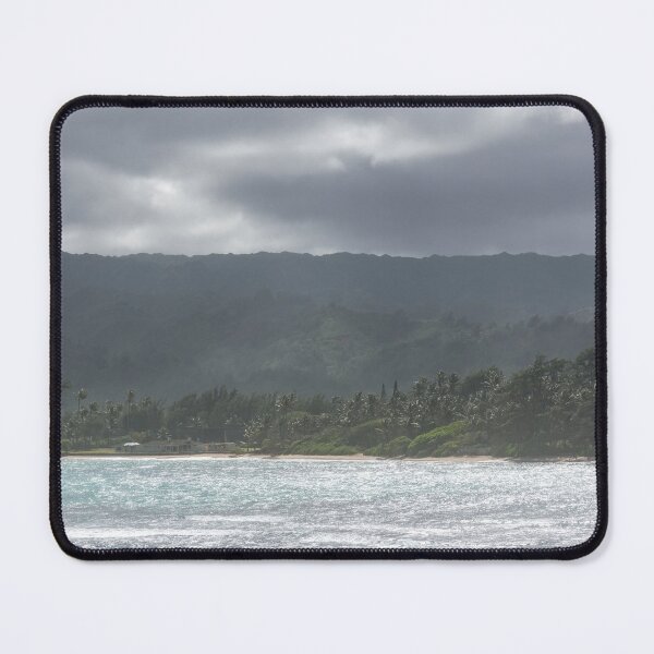 Item preview, Hawaiian Coastal Mountains - Clearing Storm on Oahu Island North Shore designed and sold by Georgia Mizuleva.