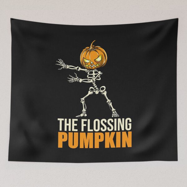 Item preview, The Flossing Pumpkin Scary Halloween designed and sold by Pam140.