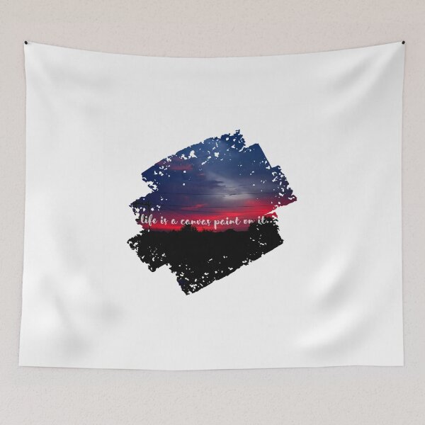 Item preview, Life is a canvas paint on it... designed and sold by Credenz.