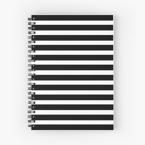 Item preview, black and white horizontal Stripes designed and sold by drifti.