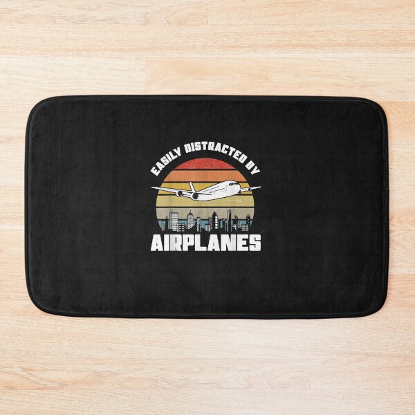 Item preview, Easily Distracted By Airplanes - Pilot Aviation Flight T-Shirt designed and sold by StricklerShari.