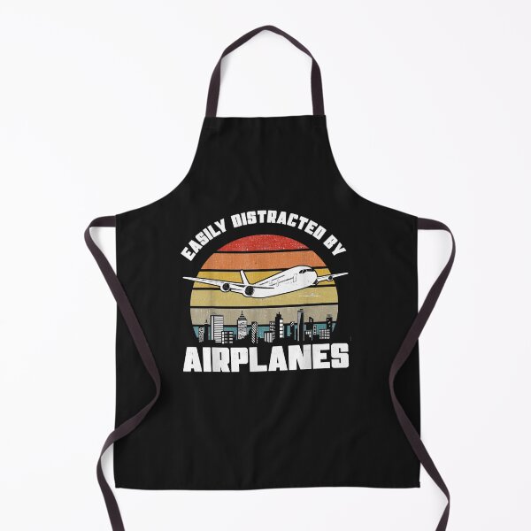 Item preview, Easily Distracted By Airplanes - Pilot Aviation Flight T-Shirt designed and sold by StricklerShari.