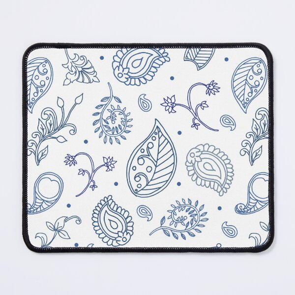 Item preview, Paisley Hamptons Pattern in Blue and White designed and sold by HotHibiscus.