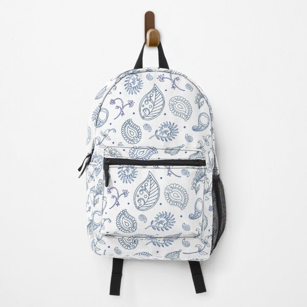 Item preview, Paisley Hamptons Pattern in Blue and White designed and sold by HotHibiscus.