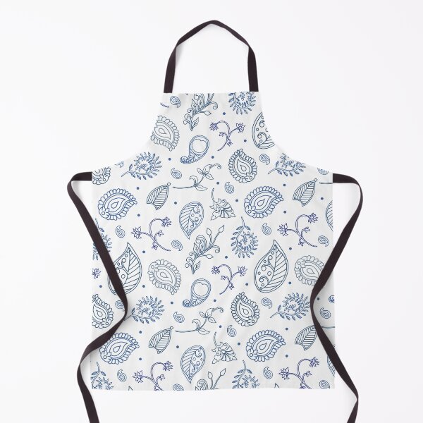Item preview, Paisley Hamptons Pattern in Blue and White designed and sold by HotHibiscus.