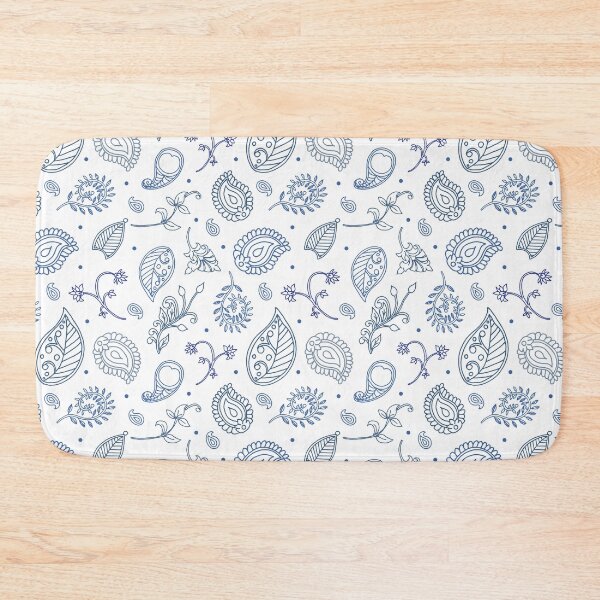 Item preview, Paisley Hamptons Pattern in Blue and White designed and sold by HotHibiscus.