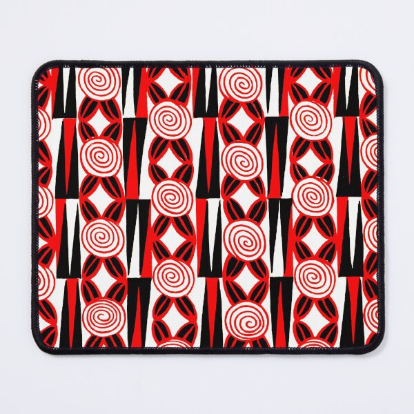 Item preview,  Vintage fabric pattern Art Deco magazine Art Goût Beauté black / white / red designed and sold by mesreveries.
