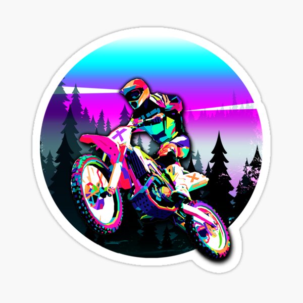 Item preview, rainbow motocross  designed and sold by hendrisubecak.