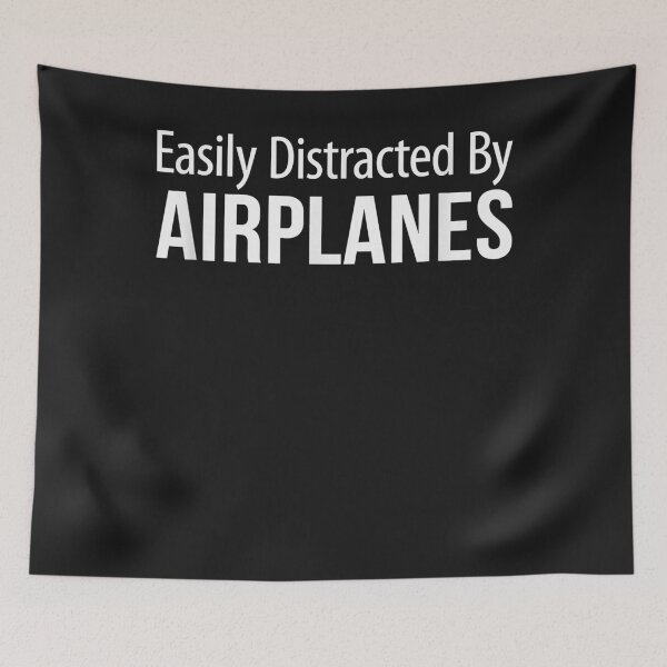 Item preview, Easily Distracted By Airplanes - T-Shirt designed and sold by StricklerShari.