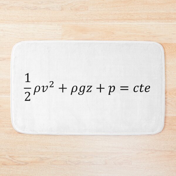 Item preview, bernoulli equation of fluid dynamics, science and engineering designed and sold by NoetherSym.