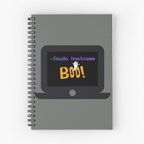 Item preview, Sudo Hostname Boo - Scary ghost changing hostname - Happy Halloween designed and sold by IrinchiDE.