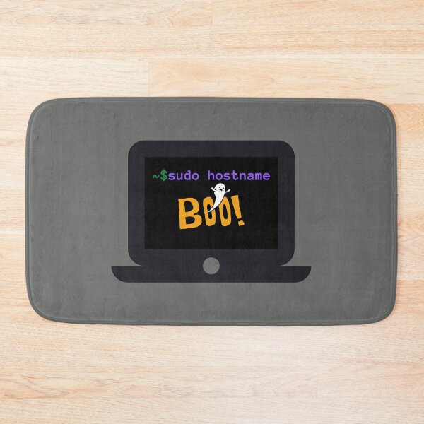 Item preview, Sudo Hostname Boo - Scary ghost changing hostname - Happy Halloween designed and sold by IrinchiDE.