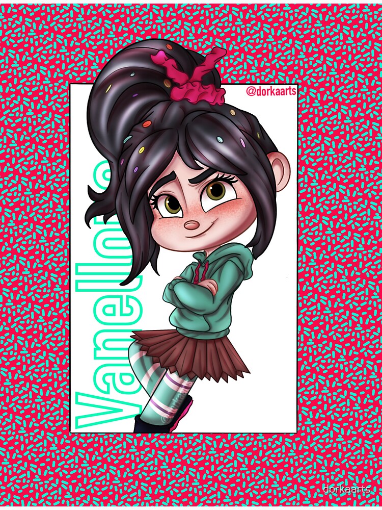 Vanellope - Top Shelf - Vanellope von Schweetz  Art Print for Sale by  PejolynGifts