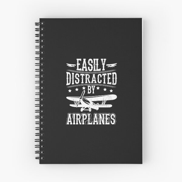 Item preview, Easily Distracted By Airplanes Airplane Aviation Pilot Plane Premium T-Shirt designed and sold by StricklerShari.