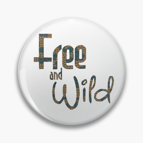 Item preview, Free and Wild Animal Pattern Saying designed and sold by YourSpace8.