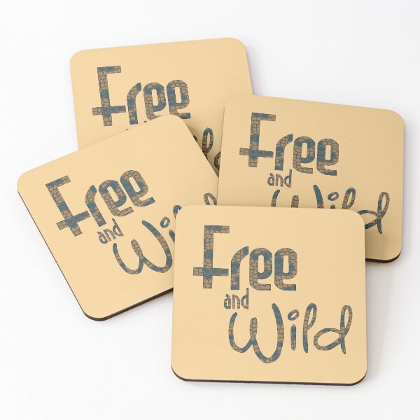 Item preview, Free and Wild Animal Pattern Saying designed and sold by YourSpace8.