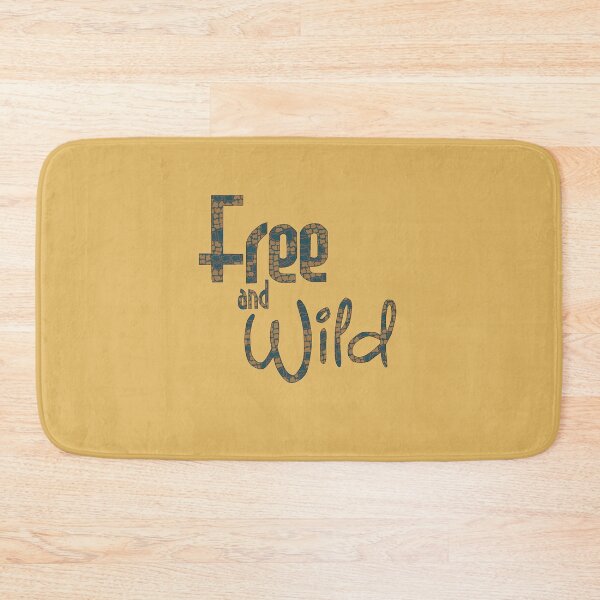 Item preview, Free and Wild Animal Pattern Saying designed and sold by YourSpace8.