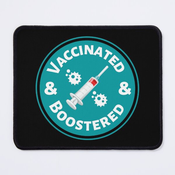 Item preview, Vaccinated and Boostered Circle- Covid Booster Shot for Vaccinated People - covid vaccine designed and sold by CaitU.