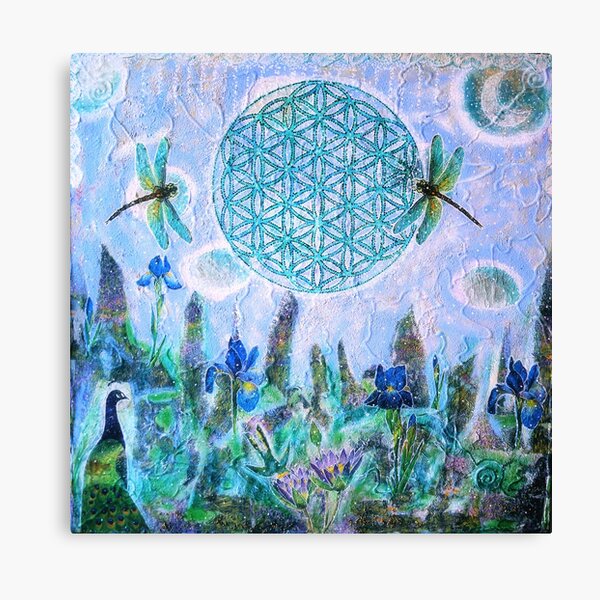 Flower of life lullaby Canvas Print