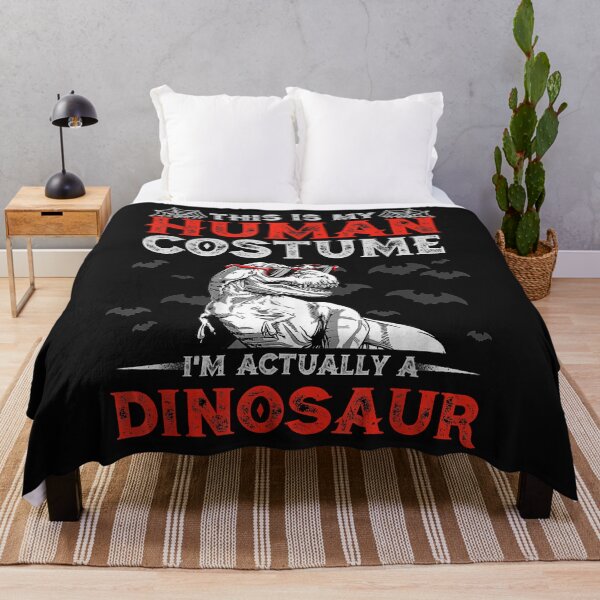 Item preview, Funny Dinosaur Halloween Gift Tee This Is My Human Costume T-Shirt designed and sold by lizamcdermott.