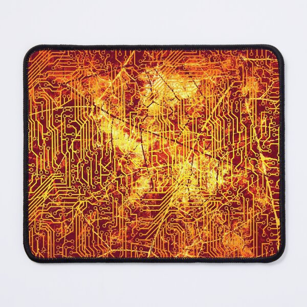 Item preview, Rusty Gold Steam Punk Circuit Board Pattern designed and sold by bexilla.
