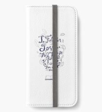 I fell in love the way you fall asleep: slowly, then all at once iPhone Wallet/Case/Skin