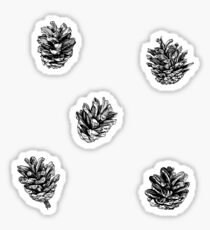 Tannenzapfen Sticker