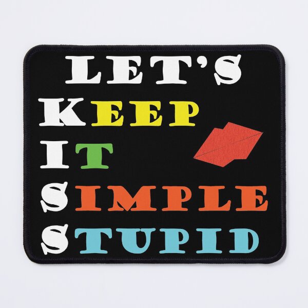 Item preview, Let's KISS (Keep It Simple Stupid) - Typography Design designed and sold by art-by-shadab.